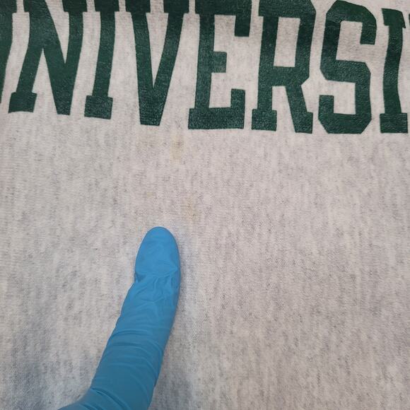 VTG 90s Champion Reverse Weave Drew University Sweatshirt Medium Heavyweight Y2K - Picture 3 of 11